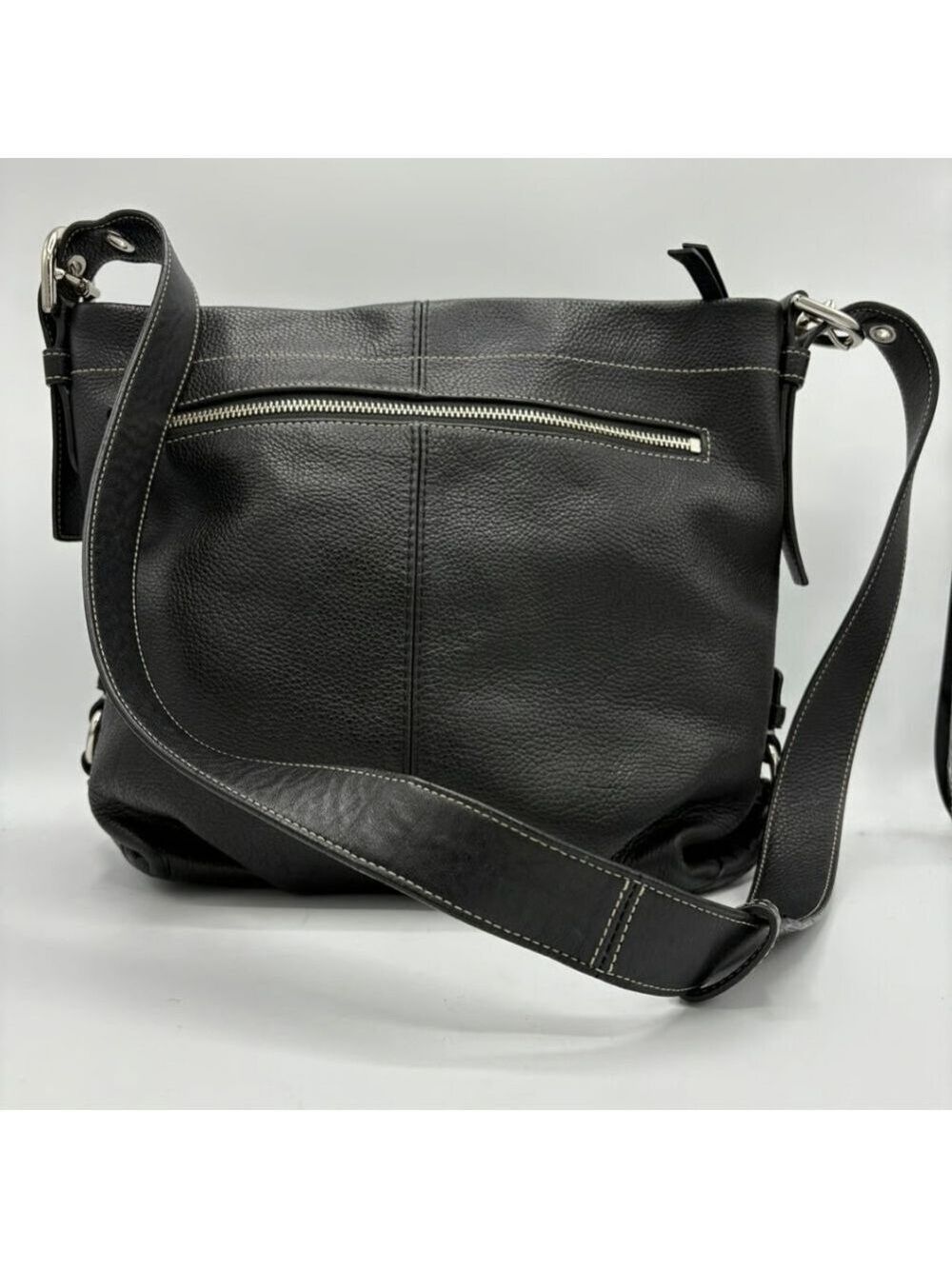 Coach Soho Duffle Pebbled Brown Leather Shoulder Bag
